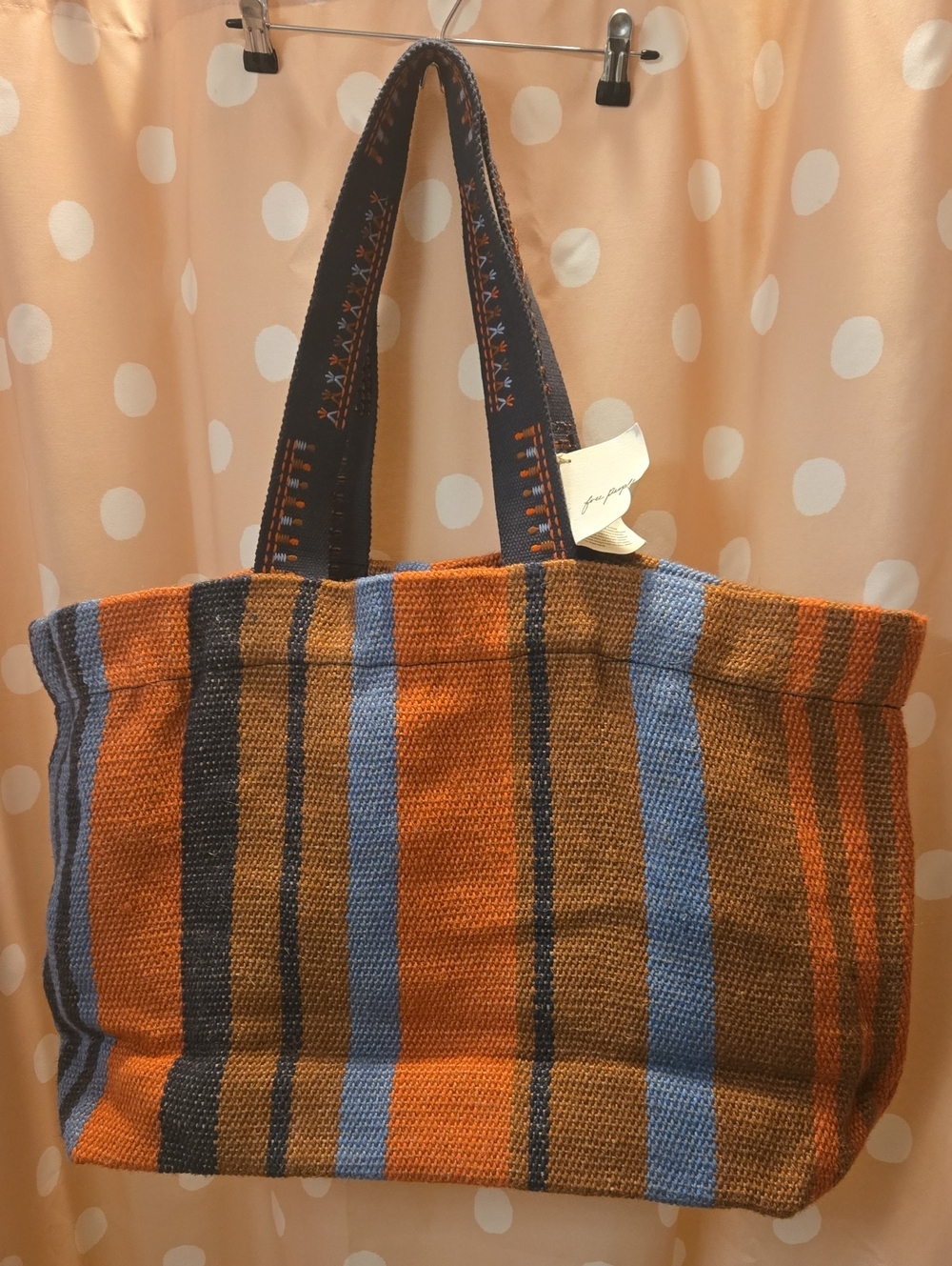 Free People Copacabana Jute Tote Bag NWT